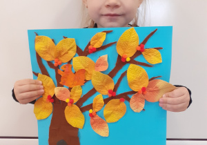 Laura ze swoją nagrodzoną pracą.